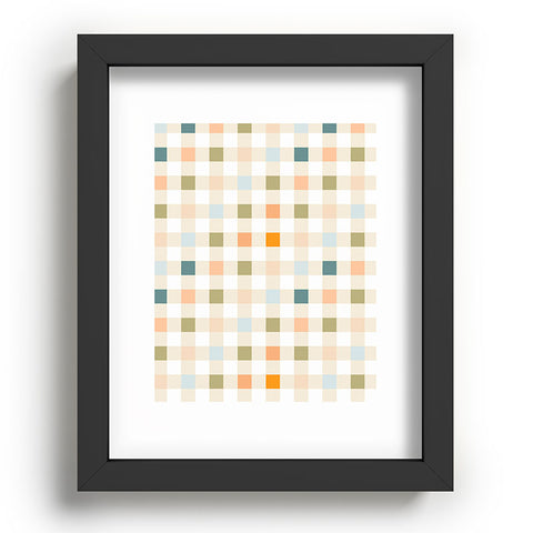 Iveta Abolina Pastel Checker Recessed Framing Rectangle