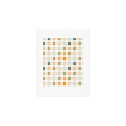Iveta Abolina Pastel Checker Art Print
