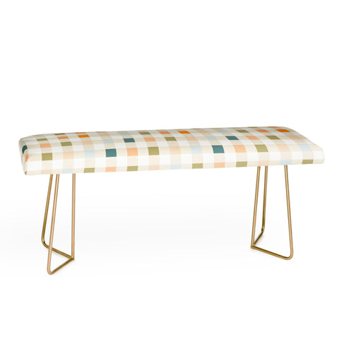 Iveta Abolina Pastel Checker Bench