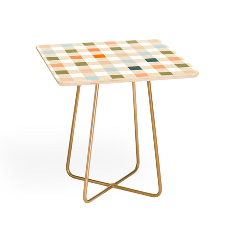 Iveta Abolina Pastel Checker Side Table