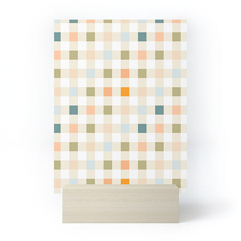 Iveta Abolina Pastel Checker Mini Art Print