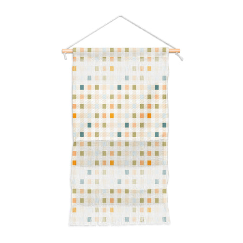 Iveta Abolina Pastel Checker Wall Hanging Portrait