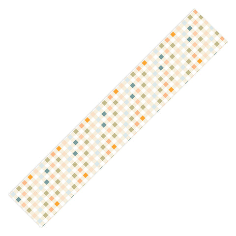 Iveta Abolina Pastel Checker Table Runner