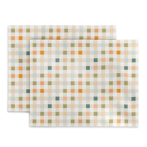 Iveta Abolina Pastel Checker Placemat