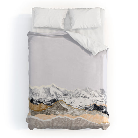 Iveta Abolina Pastel Mountains II Duvet Cover