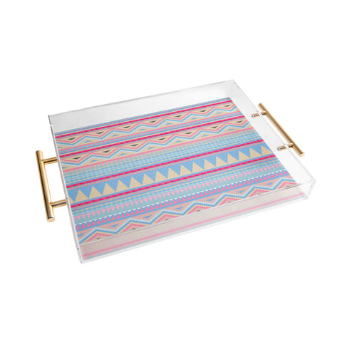 Iveta Abolina Pastel Navajo Acrylic Tray
