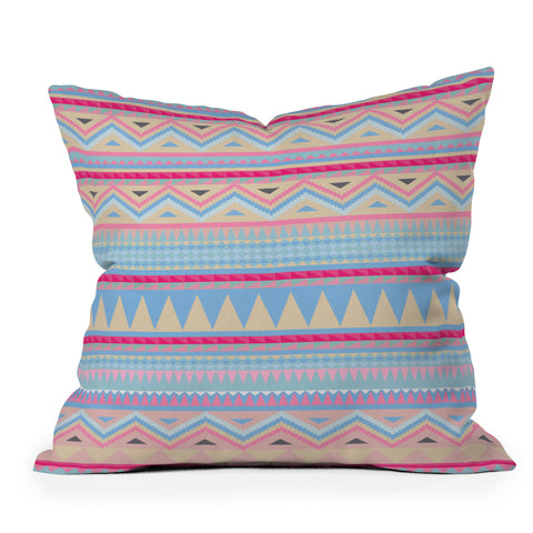Iveta Abolina Pastel Navajo Outdoor Throw Pillow