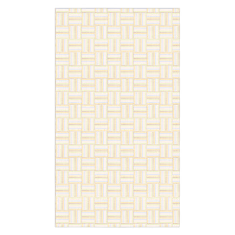 Iveta Abolina Pastel Stripes Check Tablecloth