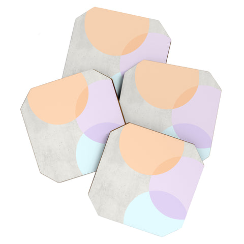 Iveta Abolina Peach Cobbler Coaster Set