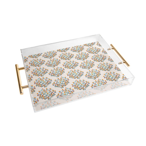 Iveta Abolina Peach Meadow Acrylic Tray