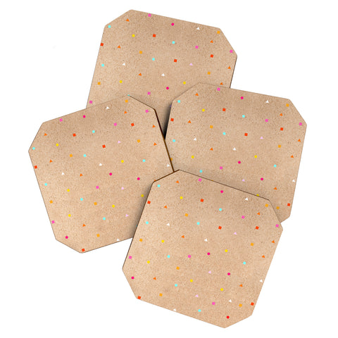 Iveta Abolina Peach Taffy Coaster Set