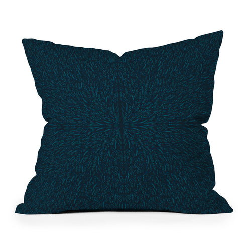 Iveta Abolina Peacock Pond Outdoor Throw Pillow