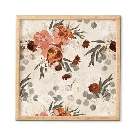 Iveta Abolina Peonies Cream Framed Wall Art