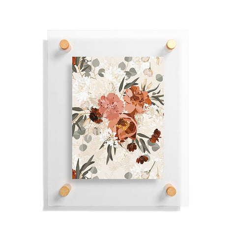 Iveta Abolina Peonies Cream Floating Acrylic Print