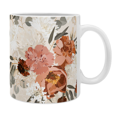 Iveta Abolina Peonies Cream Coffee Mug