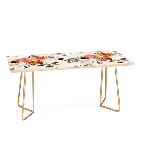 Iveta Abolina Peonies Cream Coffee Table