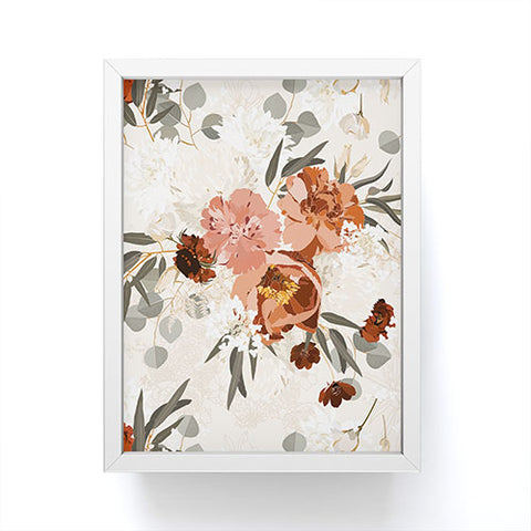Iveta Abolina Peonies Cream Framed Mini Art Print