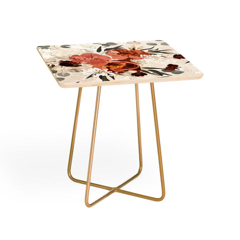 Iveta Abolina Peonies Cream Side Table