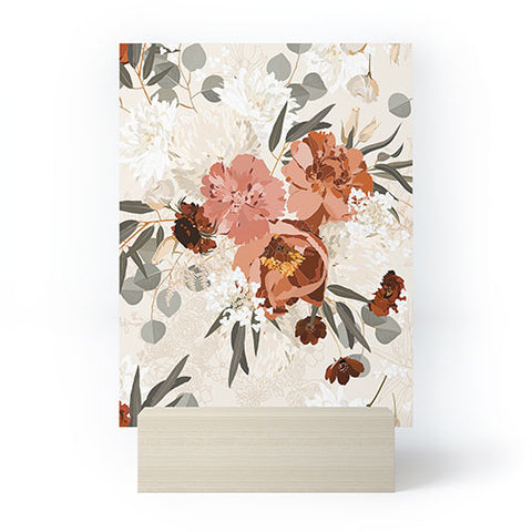 Iveta Abolina Peonies Cream Mini Art Print