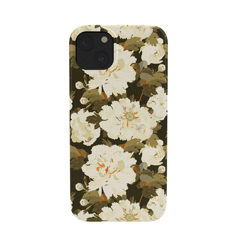 Iveta Abolina Peonies Dark Green Phone Case