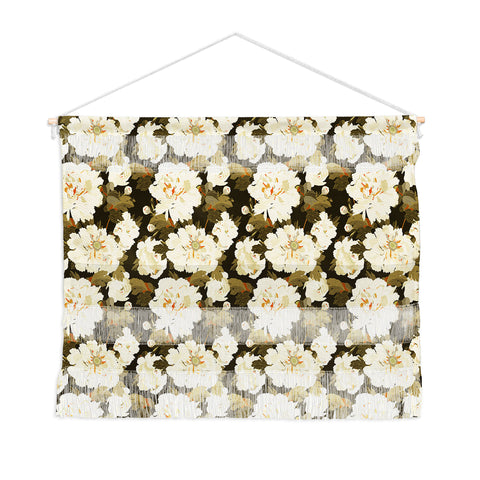 Iveta Abolina Peonies Dark Green Wall Hanging Landscape