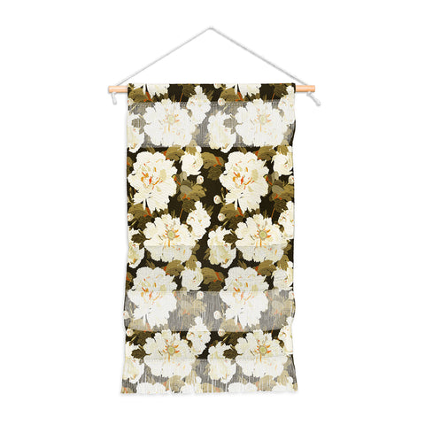 Iveta Abolina Peonies Dark Green Wall Hanging Portrait