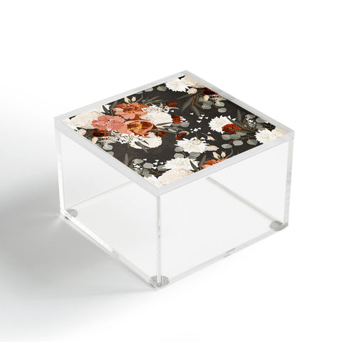 Iveta Abolina Peonies Deep Olive Acrylic Box