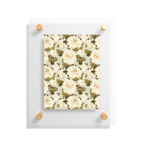 Iveta Abolina Peonies Light Sage Floating Acrylic Print