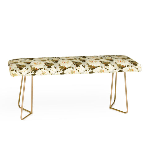 Iveta Abolina Peonies Light Sage Bench