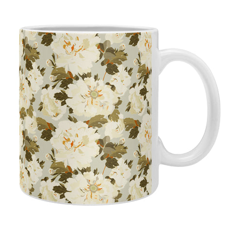 Iveta Abolina Peonies Light Sage Coffee Mug