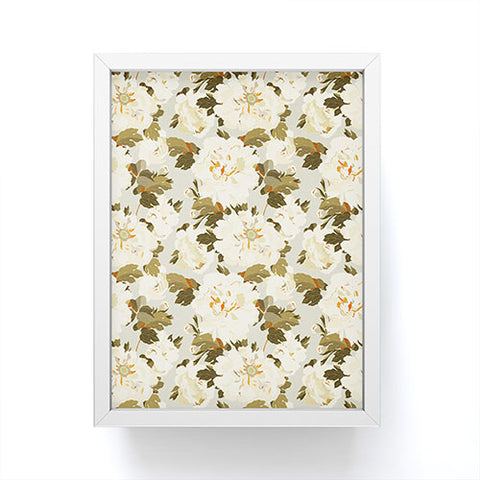 Iveta Abolina Peonies Light Sage Framed Mini Art Print