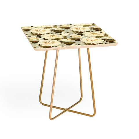 Iveta Abolina Peonies Light Sage Side Table