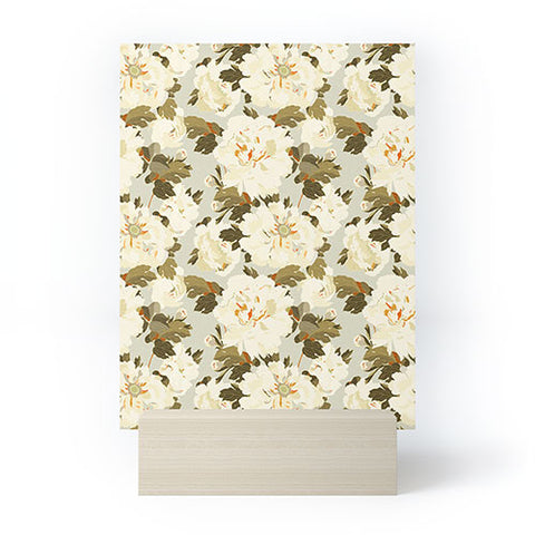 Iveta Abolina Peonies Light Sage Mini Art Print