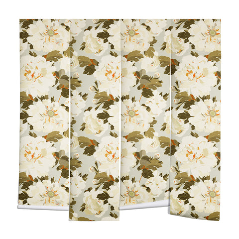 Iveta Abolina Peonies Light Sage Wall Mural