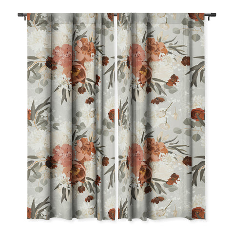 Iveta Abolina Peonies Sage Blackout Non Repeat