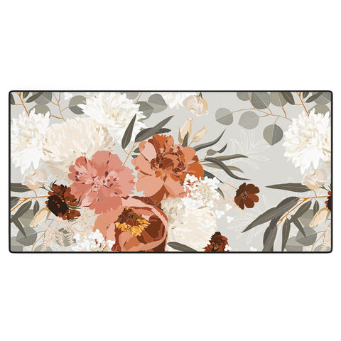Iveta Abolina Peonies Sage Desk Mat