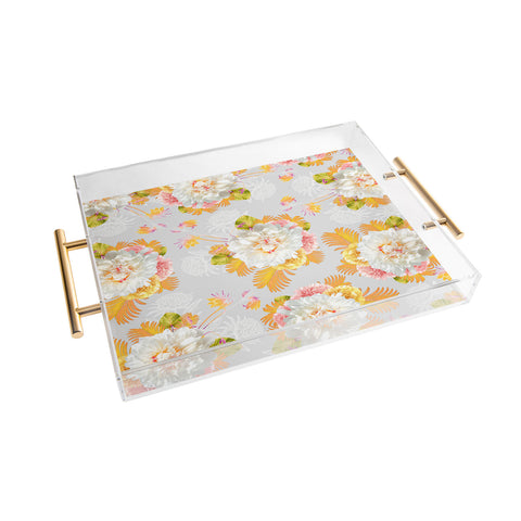 Iveta Abolina Peony Love Acrylic Tray