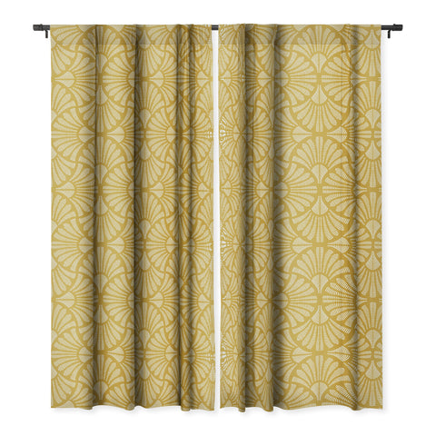 Iveta Abolina Petal Dijon Blackout Window Curtain