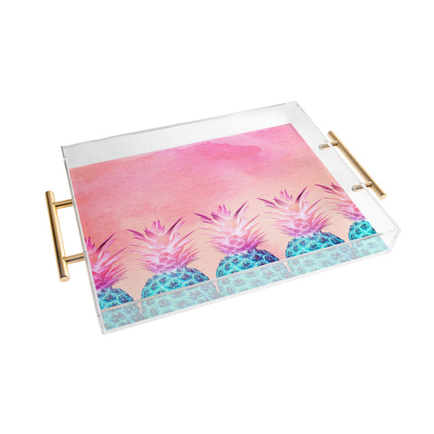 Iveta Abolina Pineapple Farm Acrylic Tray