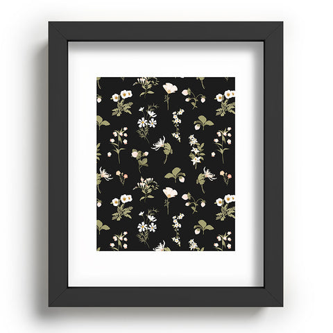 Iveta Abolina Pineberries Botanicals Black Recessed Framing Rectangle