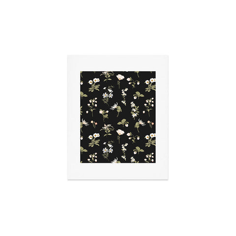 Iveta Abolina Pineberries Botanicals Black Art Print