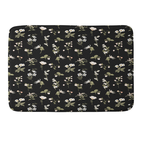 Iveta Abolina Pineberries Botanicals Black Memory Foam Bath Mat