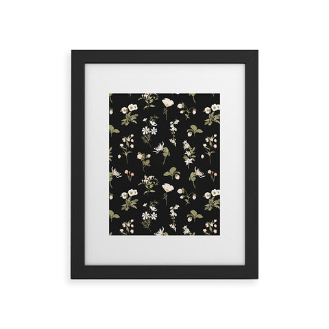Iveta Abolina Pineberries Botanicals Black Framed Art Print