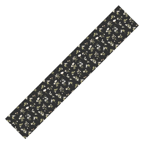 Iveta Abolina Pineberries Botanicals Black Table Runner