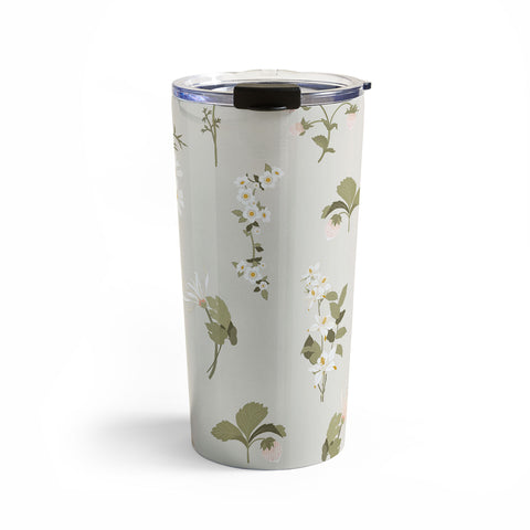 Iveta Abolina Pineberries Botanicals Tan Travel Mug