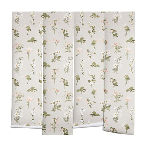 Iveta Abolina Pineberries Botanicals Tan Wall Mural