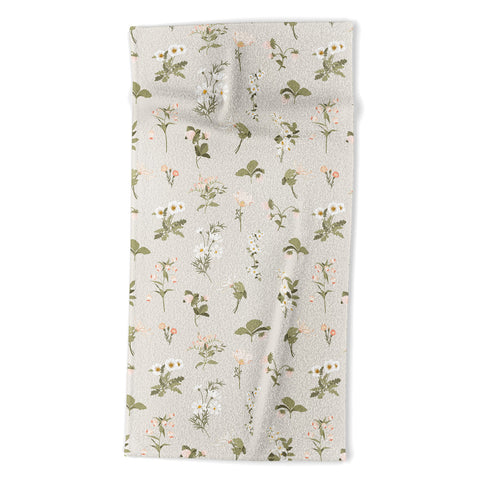 Iveta Abolina Pineberries Botanicals Tan Beach Towel