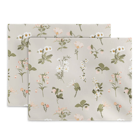 Iveta Abolina Pineberries Botanicals Tan Placemat