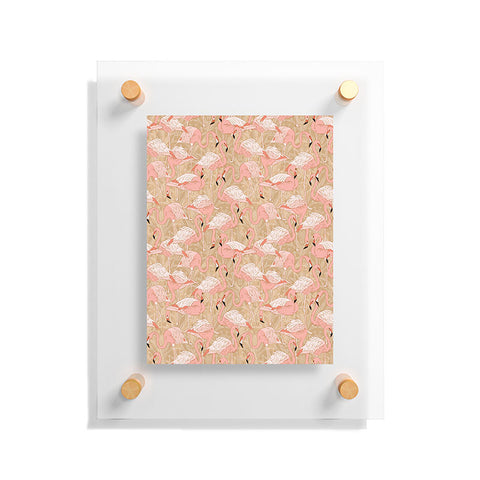 Iveta Abolina Pink Flamingos Camel Floating Acrylic Print