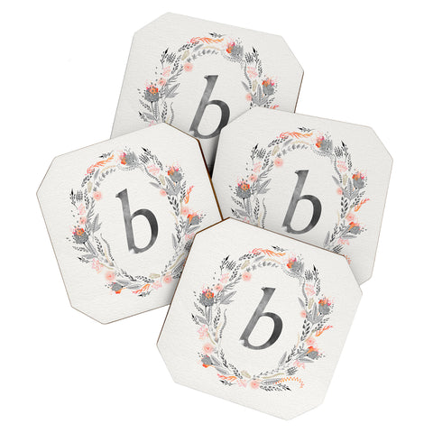 Iveta Abolina Pink Summer v2 B Coaster Set